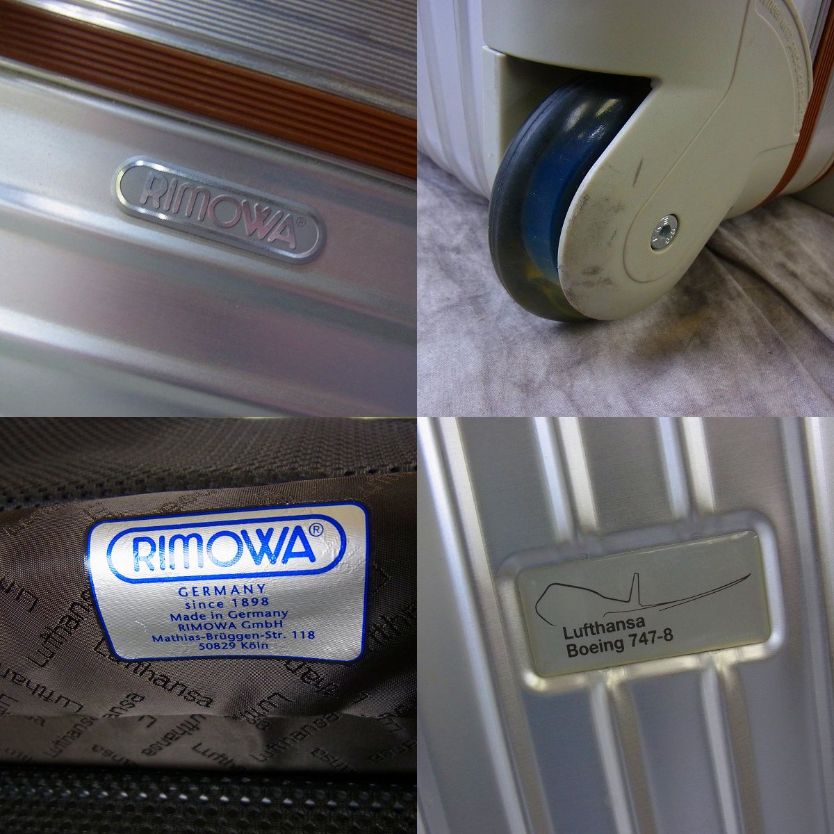 RIMOWA/リモワ ルフトハンザ ボーイング747-8 2輪 32Ｌ トパーズ 1740516/942.92の買取実績 - ブランド買取専門店リアクロ