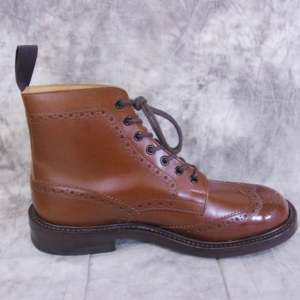 実際に弊社で買取させて頂いたTrickers/トリッカーズ ウイングチップ/カントリブーツ M2508/8の画像 4枚目