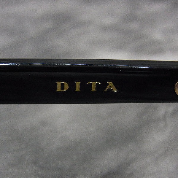 実際に弊社で買取させて頂いた★DITA/ディータ  INTELLIGENTE メガネフレーム DRX-2050-C-BLK-GLD-48の画像 8枚目