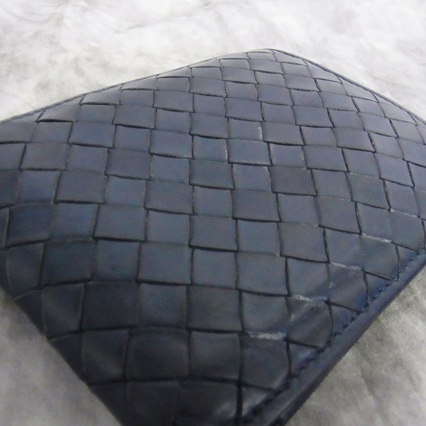 実際に弊社で買取させて頂いたBOTTEGA VENETA/ボッテガヴェネタ 二つ折り財布 編み込み 113112-V4651の画像 9枚目