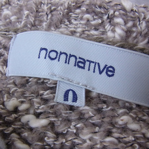 nonnative ノンネイティブ 長袖ウールニット-