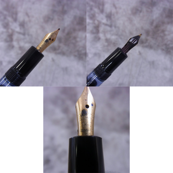 実際に弊社で買取させて頂いたMONTBLANC/モンブラン 3-42G 14C 585 万年筆 ブラックの画像 8枚目