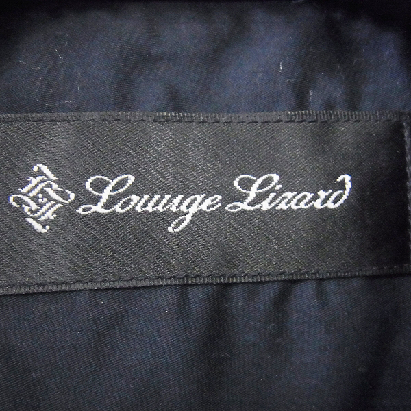 実際に弊社で買取させて頂いたLOUNGE LIZARD/ラウンジリザード 半袖 シャツ ダークネイビー系/2の画像 2枚目