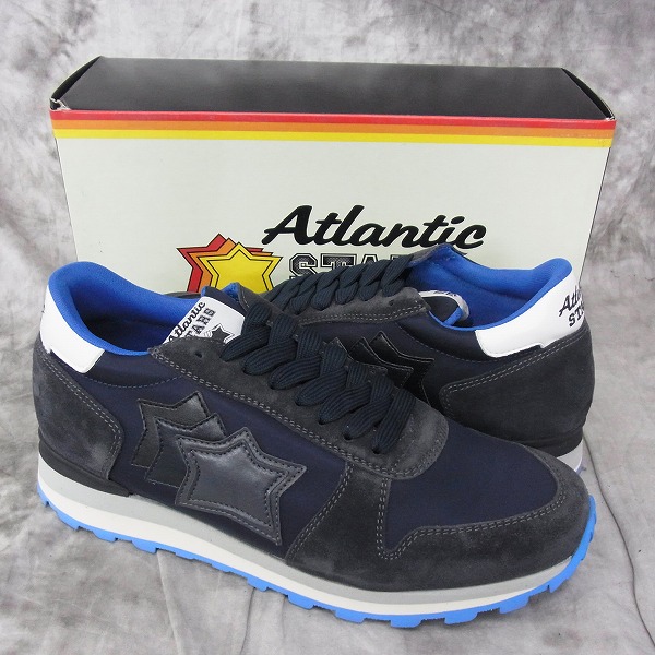 実際に弊社で買取させて頂いた［未使用］Atlantic STARS/アトランティックスターズ SIRIUS AN-PR-BPGN TRICOLOR leather スニーカー 43