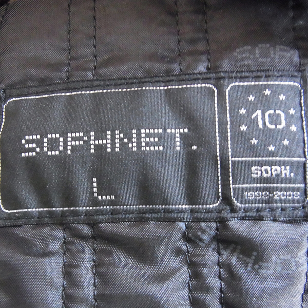 実際に弊社で買取させて頂いたSOPHNET./ソフネット パッチワークデザインフーディジャケット/Lの画像 3枚目