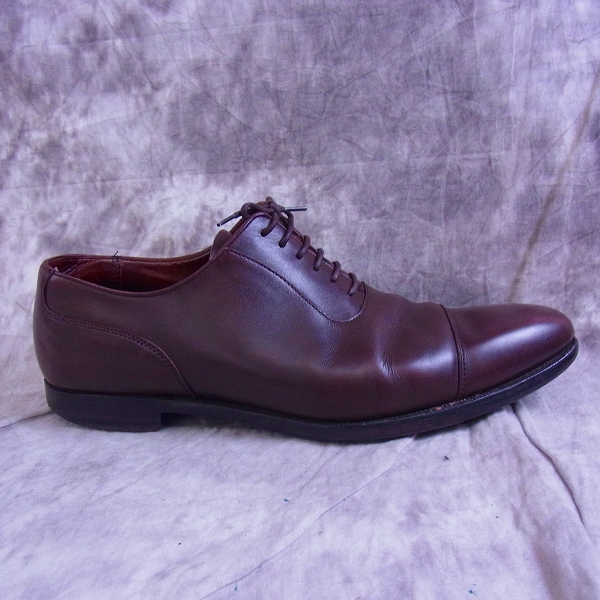 実際に弊社で買取させて頂いたCrockett&Jones/クロケット&ジョーンズ HURST ストレートチップ レザーシューズ 7.5Eの画像 5枚目