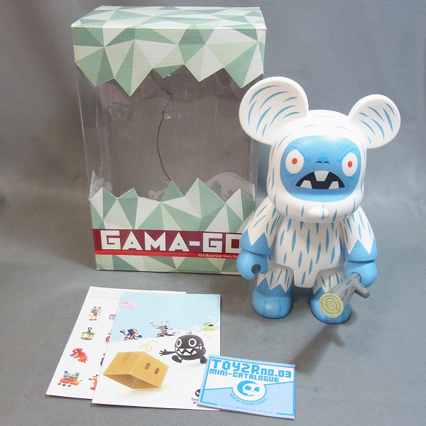 実際に弊社で買取させて頂いた★TOY2R/トイツーアール GAMA-GO YETI BEAR Qee VINYL FIGYURE フィギュアの画像 9枚目