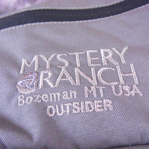 実際に弊社で買取させて頂いたMYSTERY RANCH/ミステリーランチ OUTSIDER/アウトサイダー グレーの画像 4枚目