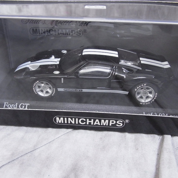 実際に弊社で買取させて頂いたMINICHAMPS/ミニチャンプス 1/43 ミニカー Ford GT/Toyota GT等 3点SETの画像 1枚目