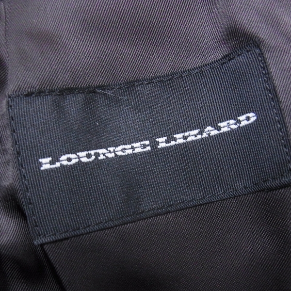 実際に弊社で買取させて頂いたLOUNGE LIZARD/ラウンジリザード ウールチェスターコート/1の画像 2枚目