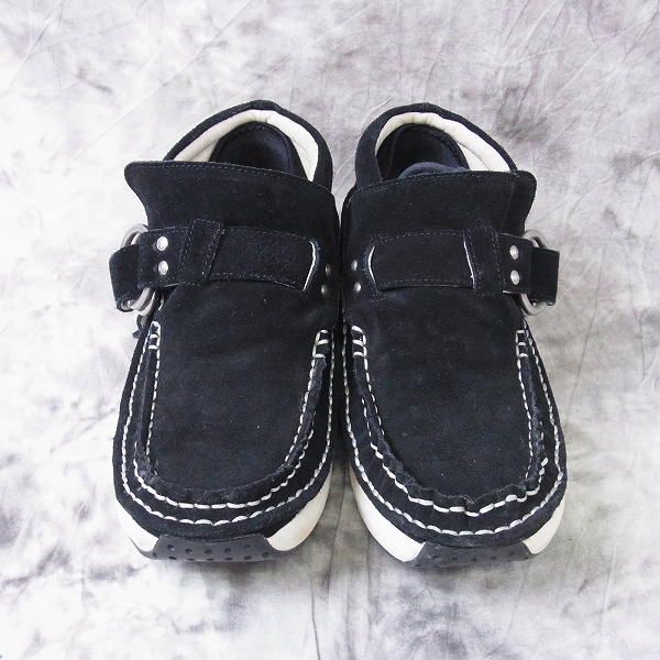 実際に弊社で買取させて頂いたvisvim/ビズビム Skynyrd Ring Moccasin スエード リングモカシン/ブラック/8の画像 1枚目