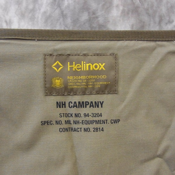 実際に弊社で買取させて頂いたNEIGHBORHOOD×Helinox コラボ 15SS C-TACTICAL CHAIR OLIVE DRAB 折りたたみチェア/椅子の画像 5枚目