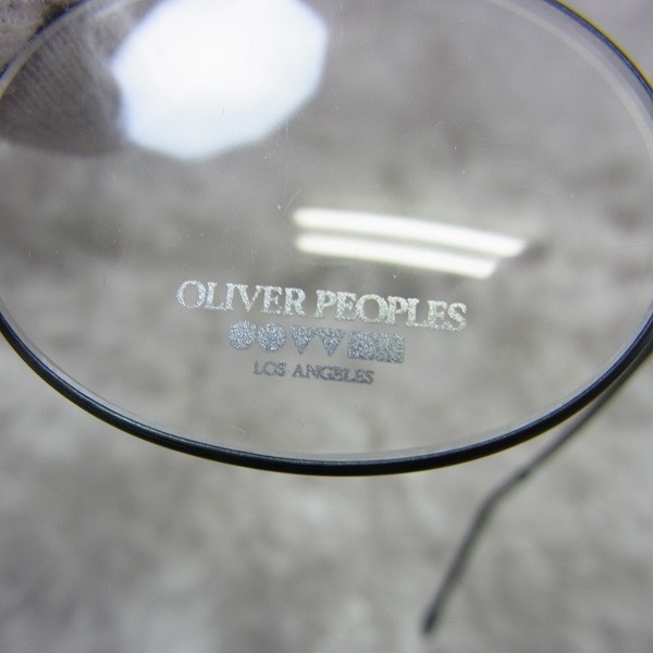 実際に弊社で買取させて頂いたOLIVER PEOPLES/オリバーピープルズ ラウンド/メガネフレーム OP-81の画像 5枚目