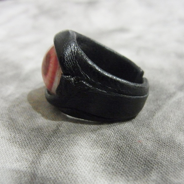 実際に弊社で買取させて頂いた★NECROMANCE/ネクロマンス レザー 義眼/Leather Eye Ring フリーサイズの画像 3枚目