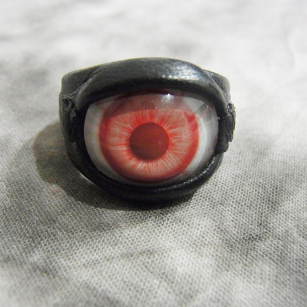 実際に弊社で買取させて頂いた★NECROMANCE/ネクロマンス レザー 義眼/Leather Eye Ring フリーサイズの画像 1枚目