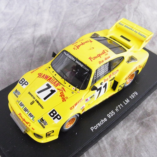 実際に弊社で買取させて頂いたSPARK/スパーク 1/43 ミニカー ポルシェ935 #71 LM 1979/S2016