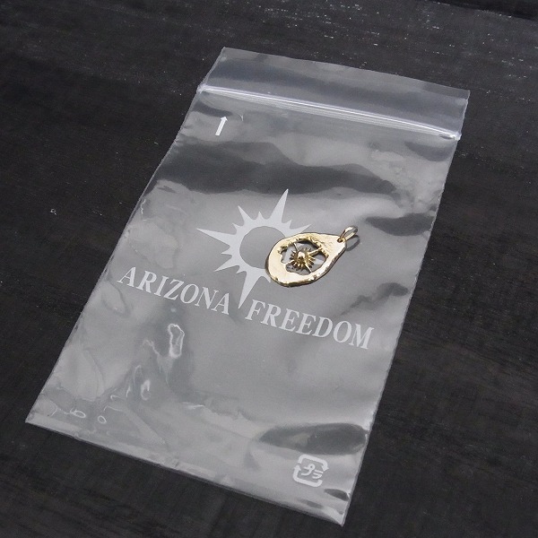 実際に弊社で買取させて頂いた★ARIZONA FREEDOM/アリゾナフリーダム 太陽神抜き ペンダント トップ/ゴールドNO.１０の画像 4枚目