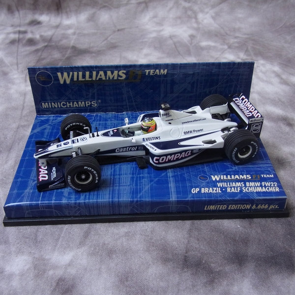 実際に弊社で買取させて頂いたMINICHAMPS/ミニチャンプス 1/43 WILLIAMS BMW FW22等 3点SETの画像 2枚目