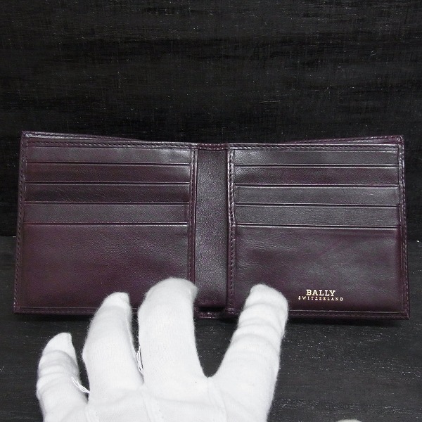 実際に弊社で買取させて頂いた★BALLY/バリー 二つ折り レザー 財布/ウォレット ブラウンの画像 3枚目