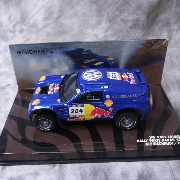 実際に弊社で買取させて頂いたMINICHAMPS/ミニチャンプス 1/43 VW RACE TOUARE RALLYE POR LA PAMPAS 2005等 4点SETの画像 4枚目