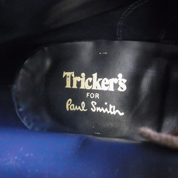 実際に弊社で買取させて頂いたTrickers for PaulSmith/トリッカーズ×ポールスミス メダリオンブーツ ブラウンの画像 6枚目