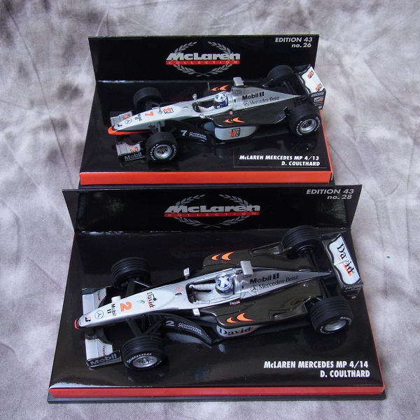 実際に弊社で買取させて頂いたMINICHAMPS/ミニチャンプス 1/43 McLaren MERCEDES MP 4/14/JAGUAR RACING R5等 4点SETの画像 2枚目