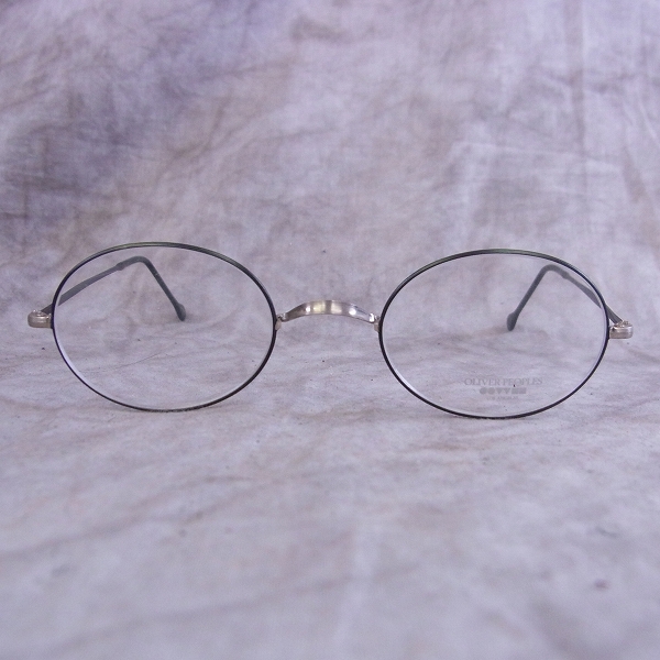 実際に弊社で買取させて頂いたOLIVER PEOPLES/オリバーピープルズ ラウンド/メガネフレーム OP-81の画像 1枚目