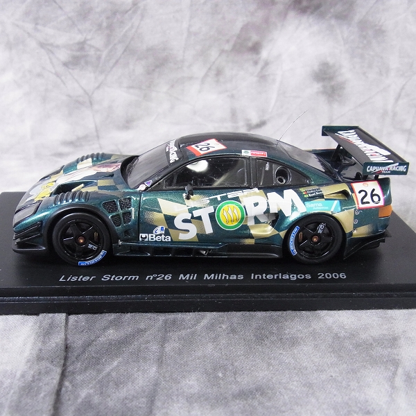 実際に弊社で買取させて頂いたSPARK/スパーク 1/43 ミニカー 2006リスター ストーム INTERLAGOS #26/S0637の画像 1枚目