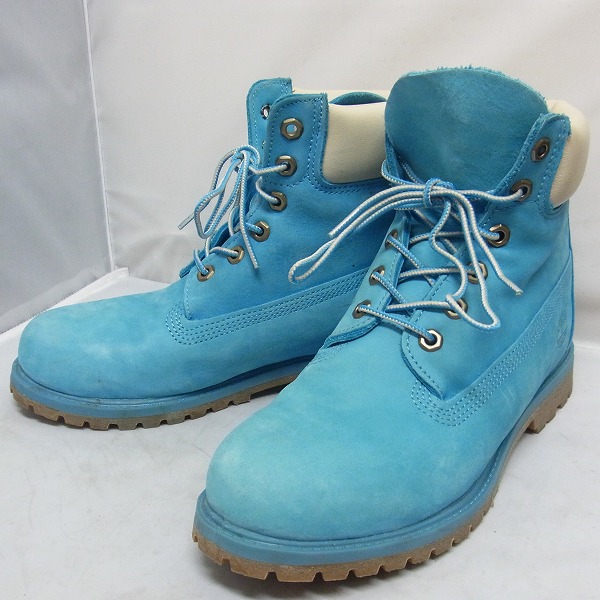 実際に弊社で買取させて頂いた★Timberland/ティンバーランド WOMENS EARTHKEEPERS 6inch PREMIUM BOOTS/6インチ プレミアムブーツ 8235A ライトブルー/水色 7.5