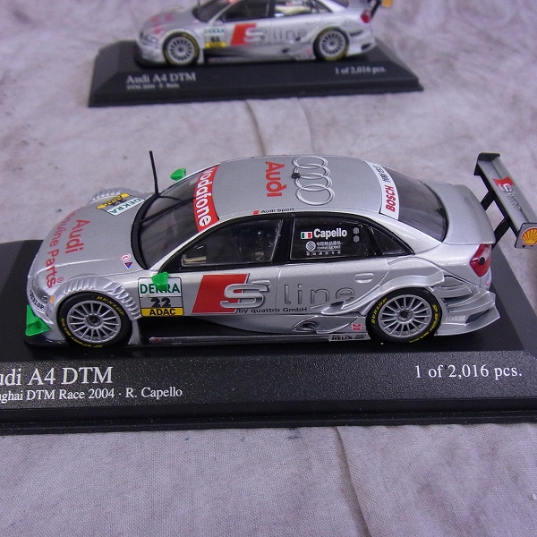 実際に弊社で買取させて頂いたMINICHAMPS/ミニチャンプス 1/43 ミニカー アウディ A4 DTM 3点SETの画像 2枚目