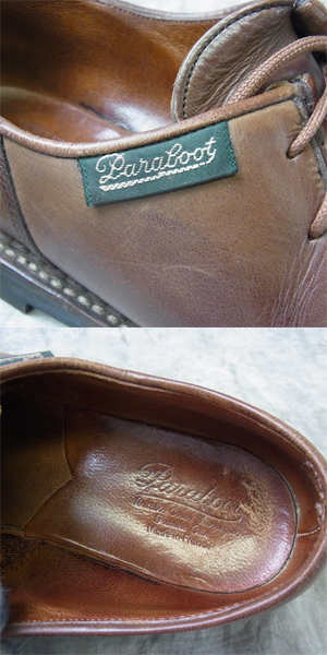 実際に弊社で買取させて頂いたparaboot/パラブーツ ミカエル ローファー ビジネスシューズ ブラウン 42-1/2の画像 6枚目