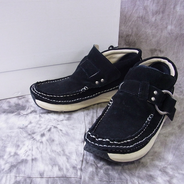 実際に弊社で買取させて頂いたvisvim/ビズビム Skynyrd Ring Moccasin スエード リングモカシン/ブラック/8