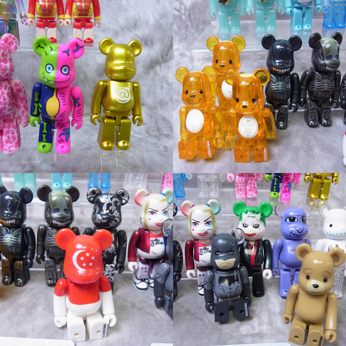 実際に弊社で買取させて頂いたBE@RBRICK/ベアブリック ターミネーター/マーベル/テッド他 1-6/30点SETの画像 2枚目