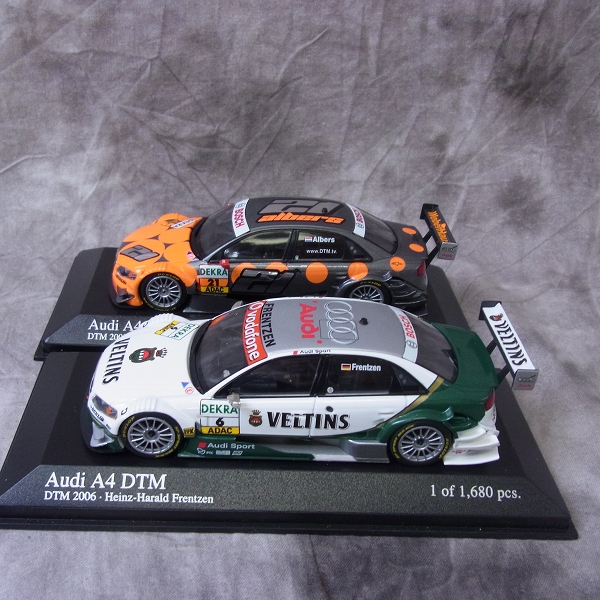 実際に弊社で買取させて頂いたMINICHAMPS/ミニチャンプス 1/43 Audi A4 DTM/BMW M3 GTR 4点SETの画像 2枚目