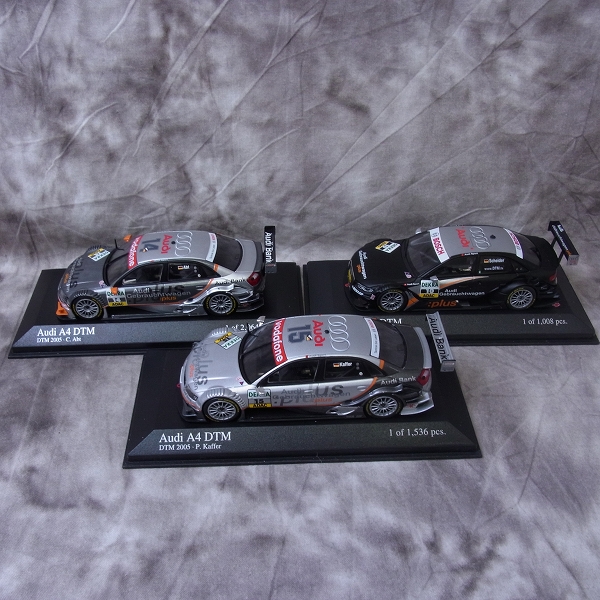 実際に弊社で買取させて頂いたMINICHAMPS/ミニチャンプス 1/43 Audi A4 DTM 5点SETの画像 1枚目