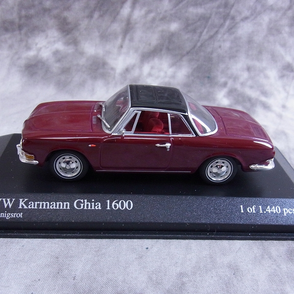 実際に弊社で買取させて頂いたMINICHAMPS/ミニチャンプス 1/43 VW Karmann Ghia Coupe 1955等 3点SETの画像 3枚目