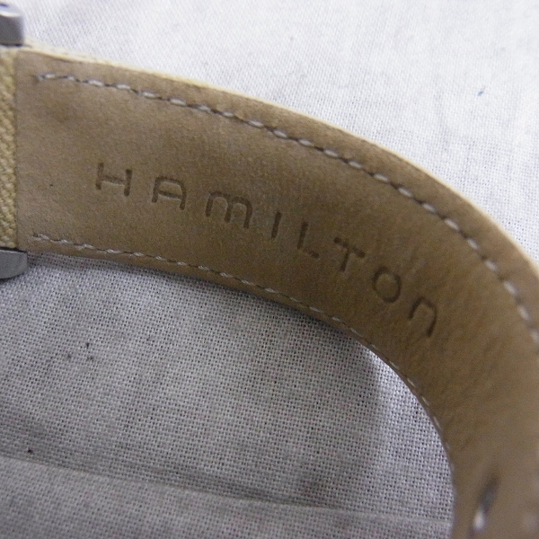 実際に弊社で買取させて頂いたHAMILTON/ハミルトン カーキフィールドメカニカルオフィサー 手巻 H694190の画像 5枚目