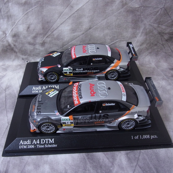 実際に弊社で買取させて頂いたMINICHAMPS/ミニチャンプス 1/43 Audi A4 DTM 5点SETの画像 2枚目