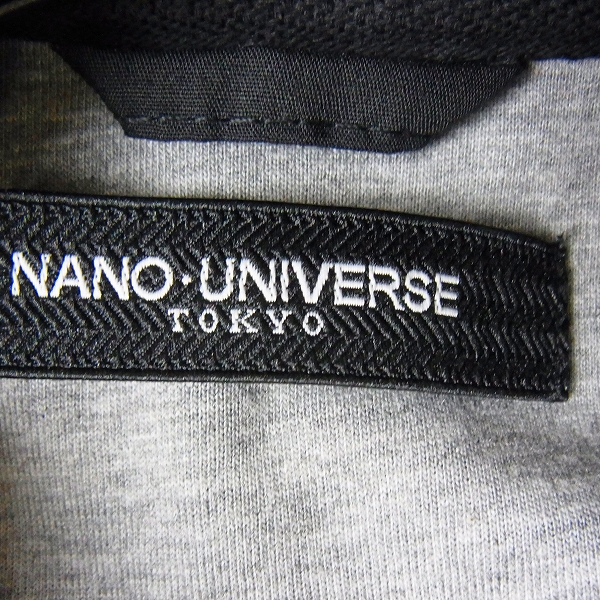 実際に弊社で買取させて頂いたNANO UNIVERSE/ナノユニバース ジップアップ コットンブルゾン/Lの画像 2枚目