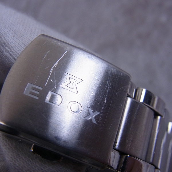 実際に弊社で買取させて頂いたEDOX/エドックス クロノオフショア1 ダイバーズ 腕時計 601942/10017【電池切れ】の画像 4枚目