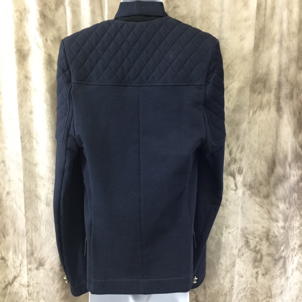 実際に弊社で買取させて頂いた【上代15万↑】BALMAIN/バルマン 15SS ショールカラー ショルダーキルティングジャケット S5HJ717C830/XSの画像 1枚目