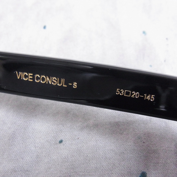 実際に弊社で買取させて頂いたOliver Goldsmith/オリバーゴールドスミス VICE CONSUL-s メガネフレームの画像 5枚目