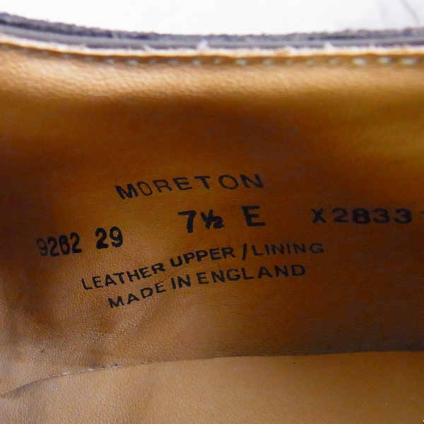 実際に弊社で買取させて頂いたCROCKETT&JONES/クロケット&ジョーンズ Uチップ MORETON/モールトン スエードブーツ/7.5Eの画像 7枚目