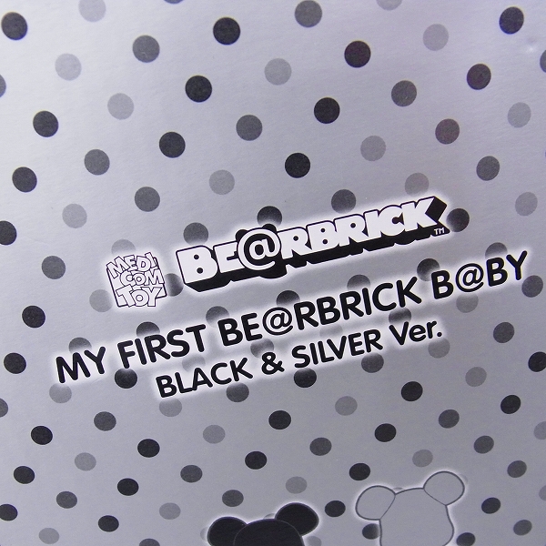 実際に弊社で買取させて頂いたBE@RBRICK/ベアブリック 400% MY FIRST B@BY BLACK&SILVER  colette ver. の画像 7枚目