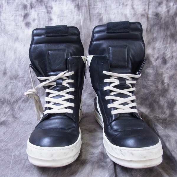 実際に弊社で買取させて頂いたRick Owens/リックオウエンス ジオバスケット ハイカットスニーカー RP14S4894/41.5の画像 1枚目