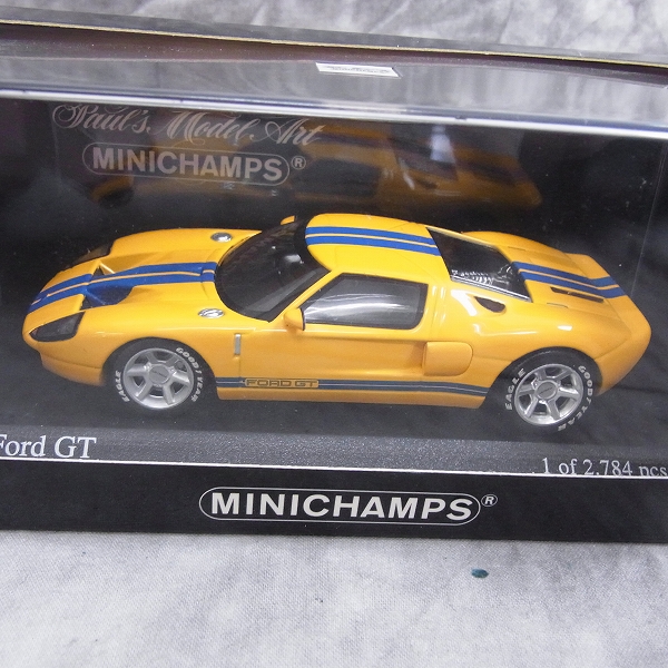実際に弊社で買取させて頂いたMINICHAMPS/ミニチャンプス 1/43 ミニカー Ford GT/Toyota GT等 3点SETの画像 3枚目