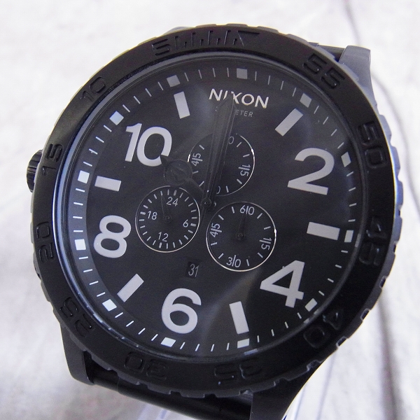 実際に弊社で買取させて頂いたNIXON/ニクソン SIMPLIFY THE 51-30 クロノグラフ オールブラック/腕時計