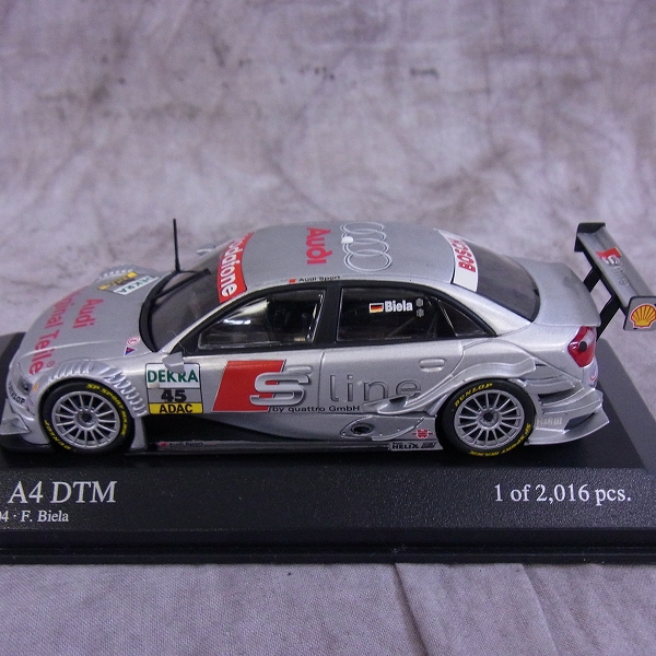 実際に弊社で買取させて頂いたMINICHAMPS/ミニチャンプス 1/43 ミニカー アウディ A4 DTM 3点SETの画像 1枚目