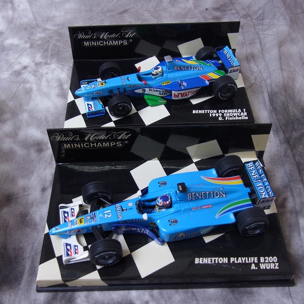 MINICHAMPS/ミニチャンプス 1/43 BENETTON FORMULA 1/PLAYLIFE B200等