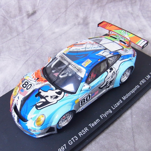 実際に弊社で買取させて頂いたSPARK/スパーク 1/43 ミニカー  ポルシェ 997 GT3 RSR 07 ルマン #80/S1904